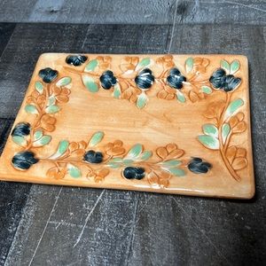 California Pantry Classic Ceramic Classic Ceramic Rectangular, 2003 Hand Painted